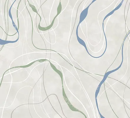 Арт. GEO-72 | Обои | Квантовые нити (Цветовая вариация №2)