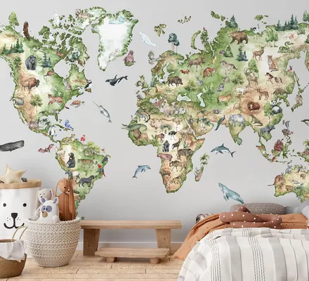 Арт. KIDS-78 | Обои | Планета Земля