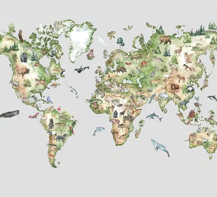 Арт. KIDS-78 | Обои | Планета Земля