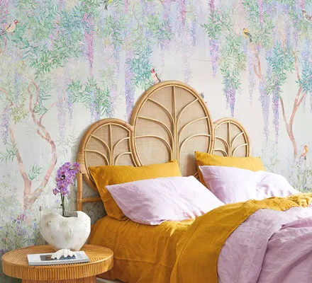 Арт. NAT-19 | Обои | Глициния