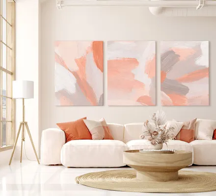 Арт.  CAN-151 | Интерьерные картины | Нежность (Триптих)