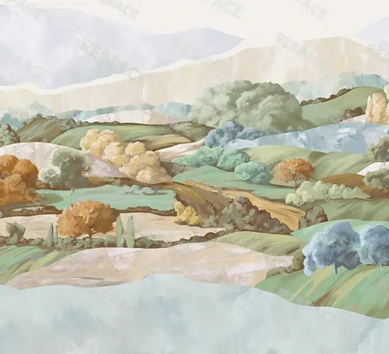 Арт. TOSC-05 | Обои | Монтепульчано (Цветовая вариация №5)