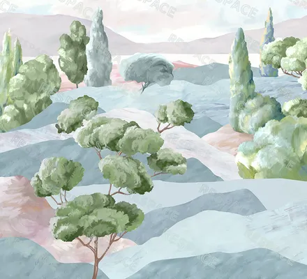 Арт. TOSC-03 | Обои | Гросетто (Цветовая вариация №5)