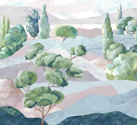 Арт. TOSC-03 | Обои | Гросетто (Цветовая вариация №2)