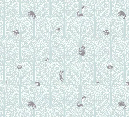 Арт. KIDS-54 | Обои | Лесные жители