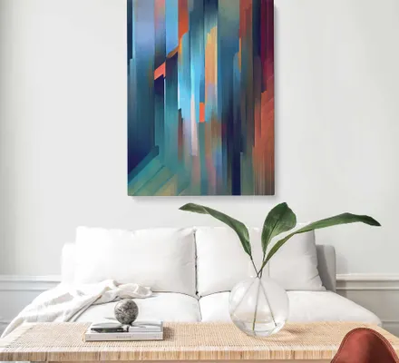 Арт. CAN-4 | Интерьерные картины | Абстракция 1 (Прямоугольник)