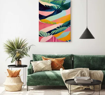 Арт. CAN-6 | Интерьерные картины | Абстракция 3 (Прямоугольник)