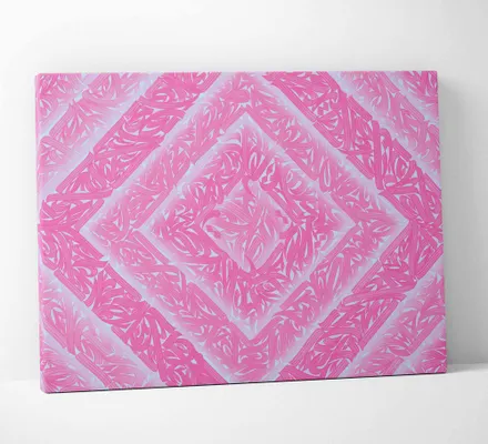Арт. CAN-24 | Интерьерные картины | Манифест розовый (Прямоугольник)