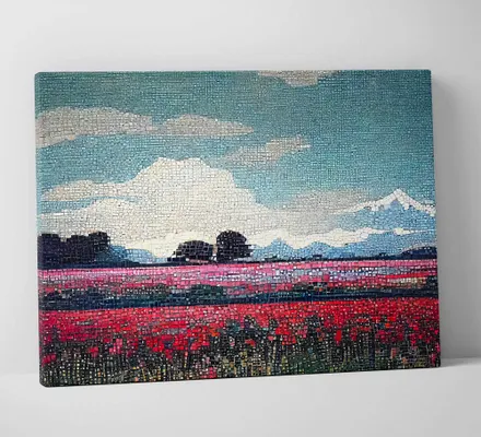 Арт. CAN-25 | Интерьерные картины | Мозаика пейзаж (Прямоугольник)
