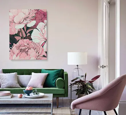 Арт. CAN-29 | Интерьерные картины | Пионы 1 (Прямоугольник)