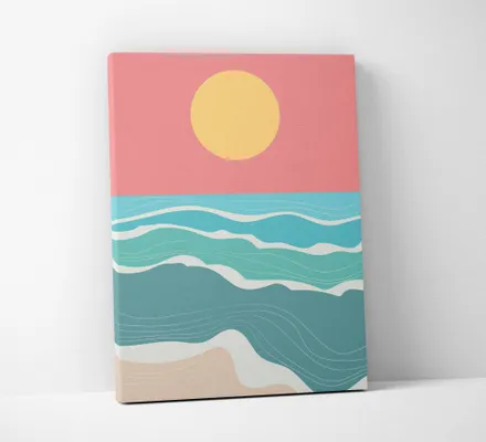 Арт. CAN-31 | Интерьерные картины | Пляж (Прямоугольник)