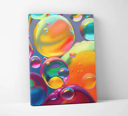 Арт. CAN-33 | Интерьерные картины | Пузыри (Прямоугольник)
