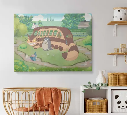 Арт. CAN-37 | Интерьерные картины | Тоторо (Прямоугольник)