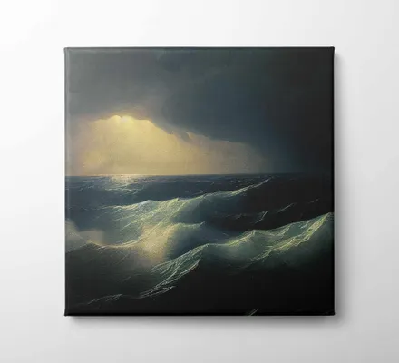 Арт. CAN-42 | Интерьерные картины | Айвазовский (Квадрат)