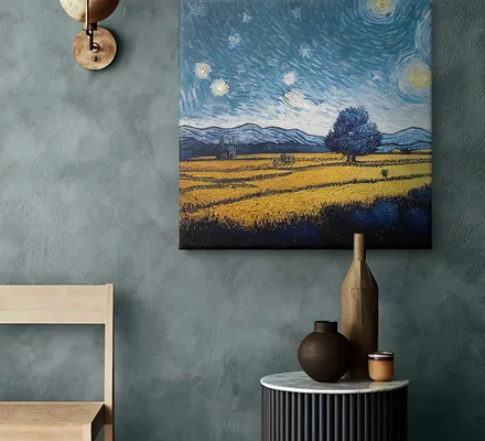 Арт. CAN-49 | Интерьерные картины | Ван Гог (Квадрат)