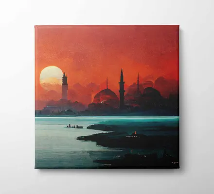 Арт. CAN-65 | Интерьерные картины | Стамбул (Квадрат)