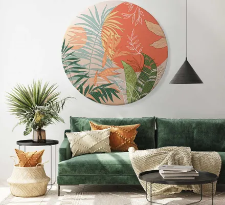 Арт. CAN-77 | Интерьерные картины | Миямото (Круг)