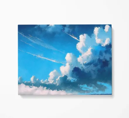 Арт. CAN-87 | Интерьерные картины | Облака (Прямоугольник)