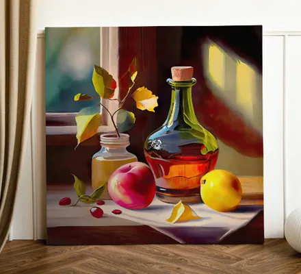 Арт. CAN-85 | Интерьерные картины | Кленовый сироп (Квадрат)