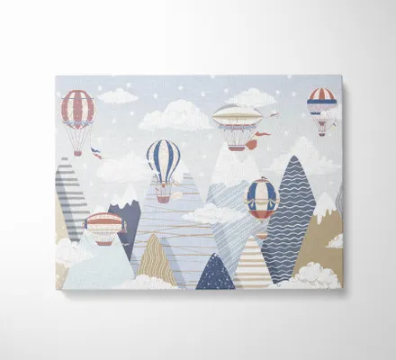 Арт. CAN-88 | Интерьерные картины | Перелет через Альпы (Прямоугольник)