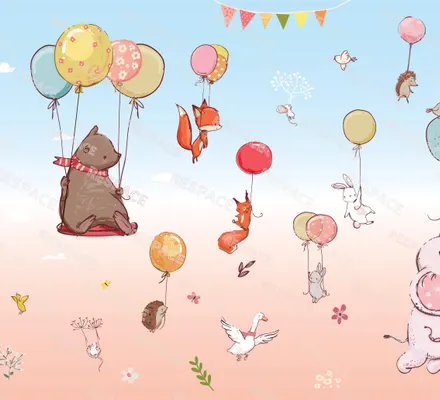 Арт. KIDS-41 | Обои | Навстречу приключениям