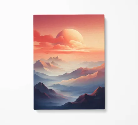 Арт. CAN-152 | Интерьерные картины | Японские Альпы (Прямоугольник)