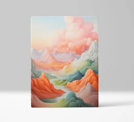 Арт. CAN-154 | Интерьерные картины | Нежная даль (Прямоугольник)